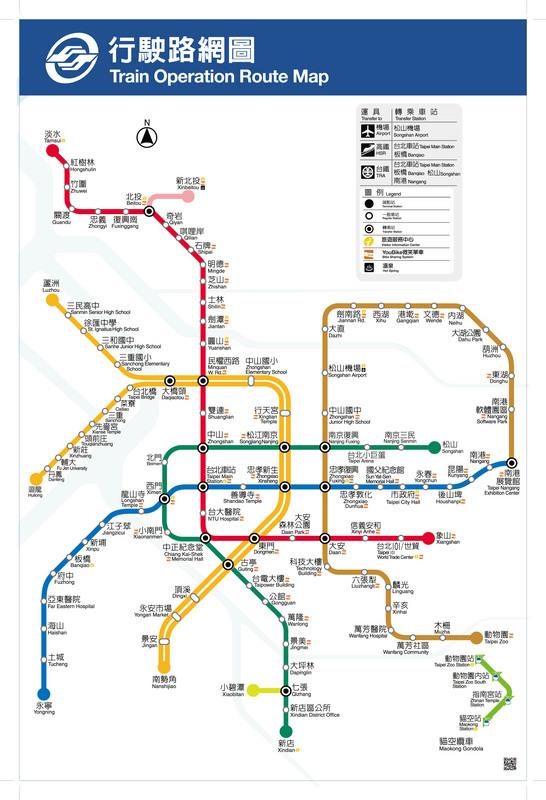 和板南线,信义线,中和新芦线,文湖线都有交会,将来从西门町坐捷运到